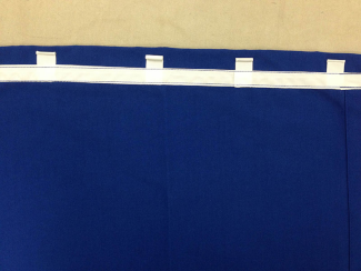 top connection curtain slider tape - navy rack curtain, certified NOMEX, MIL-SPEC compliant curtain
