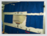 standard birth rack curtains - navy rack curtains - certified NOMEX, MIL-SPEC compliant curtains