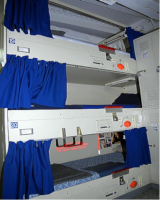 rack curtains in berthing - certified NOMEX, MIL-SPEC compliant curtains, 100% shipboard approved