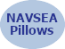 go to rack pillows - rack pillows, NAVSEA approved, flame-resistant, shipboard approved pillows